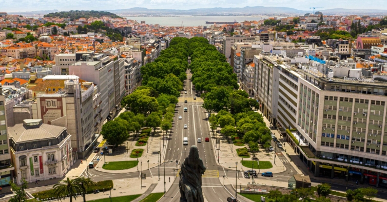 L'Avenida da Liberdade lisbonne