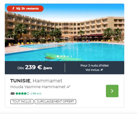 tunisie all inclusive