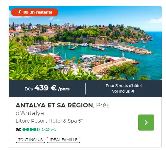 turquie all inclusive